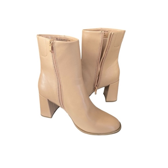 A New Day Janelle Dress Boots Women's Size 11 Tan Side Zip Booties NWT - Picture 3 of 6